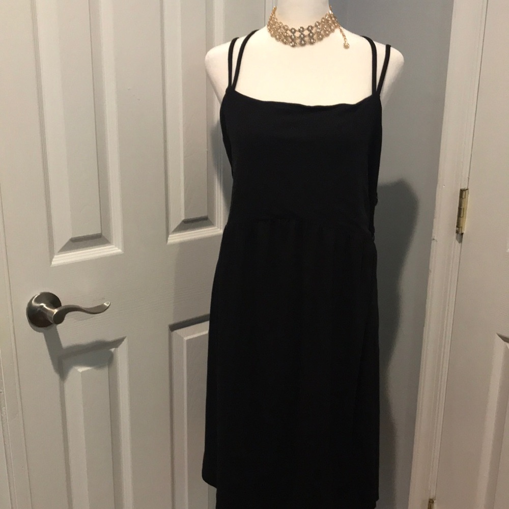 Old Navy black strappy sundress
